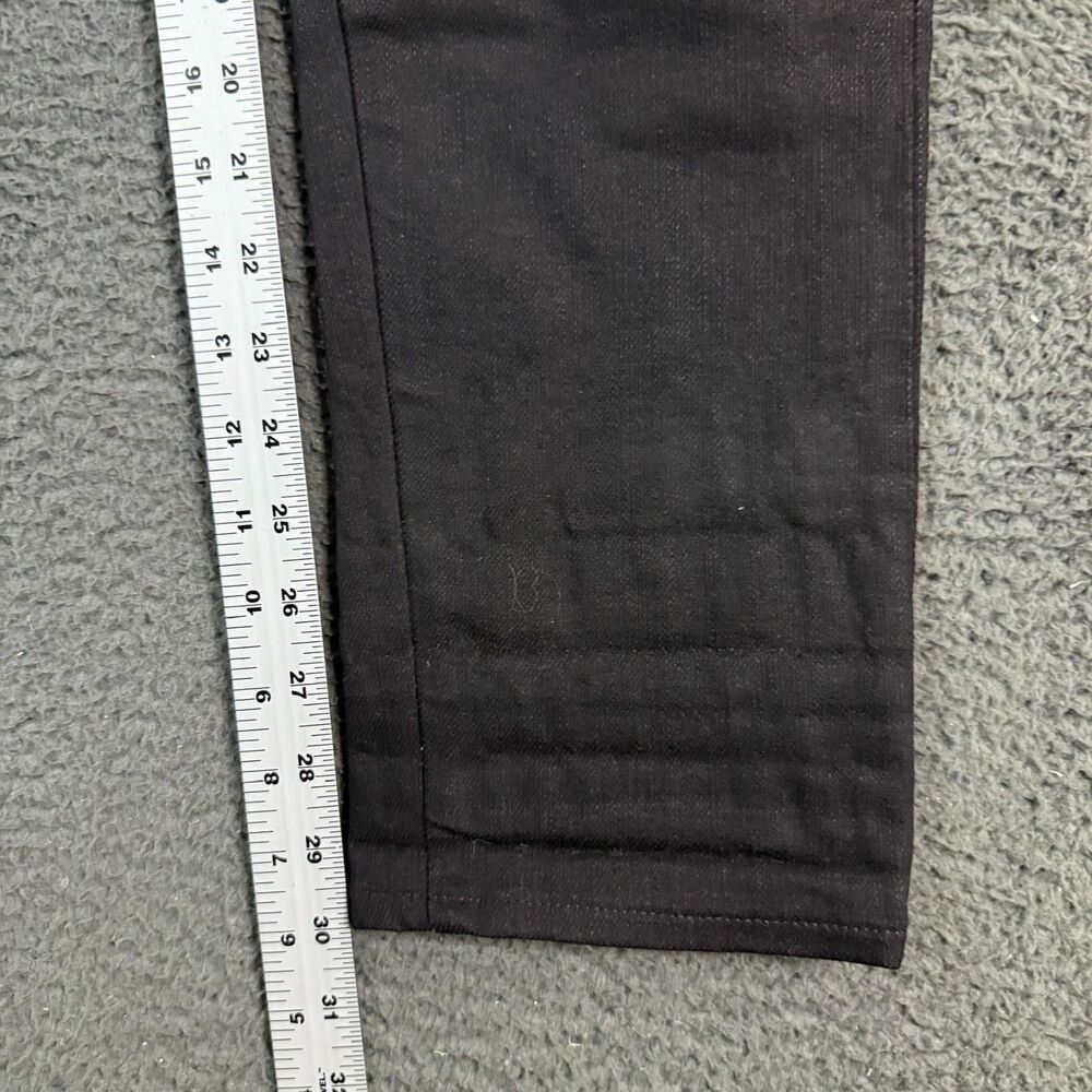 Naked & Famous Jeans Mens 30x30 Black Super Skinny Guy Stretch Selvedge Denim - Picture 8 of 16